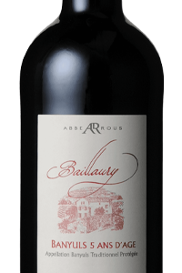 vin doux banyuls 5 ans abbé rous