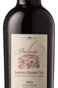 vin doux banyuls grand cru baillaury abbé rous