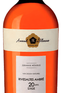 vin doux rivesaltes ambré 20 ans arnaud de villeneuve