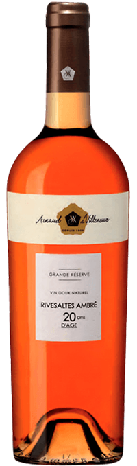 vin doux rivesaltes ambré 20 ans arnaud de villeneuve