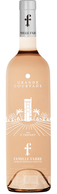 vin instant grande courtade rosé famille fabre